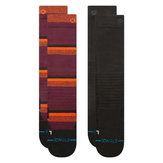 Stance Men's Medium Poly Snow OTC Socks 2 Pack