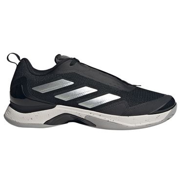 adidas Women's Avacourt Tennis Shoes Black / Silver / White / 8.5