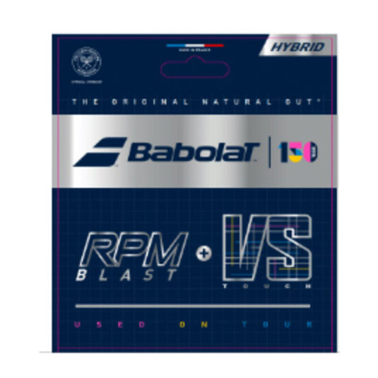 Babolat RPM Blast 125 + Touch VS 130 Hybrid Tennis String