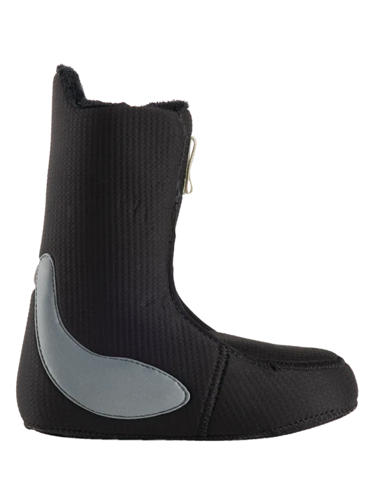 Black and grey interior liner of Burton Youth Smalls step on snowboard boots