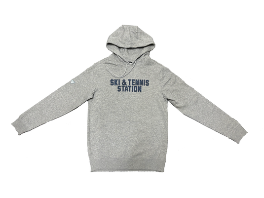 Ski & Tennis Station - Felt Logo Hoodie - Levelwear Podium