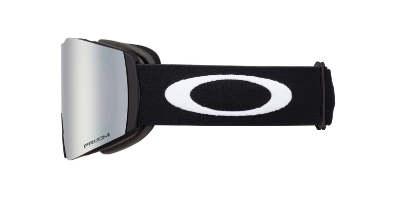 Load image into Gallery viewer, Ski goggle with black strap featuring a logo on a white background
