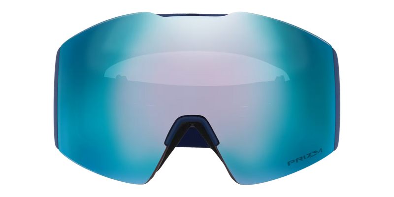 Load image into Gallery viewer, Blue ski goggles with Prizm logo on a white background
