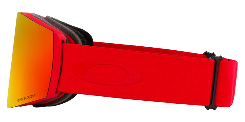 Load image into Gallery viewer, Red goggles with a reflective lens on a white background
