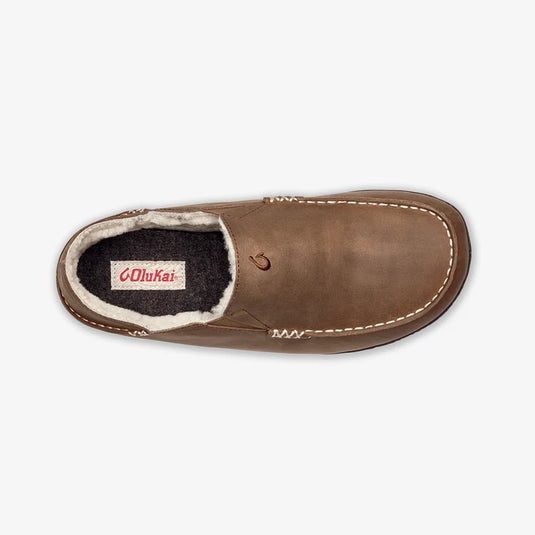 Olukai Men's Moloa Premium Leather Slippers