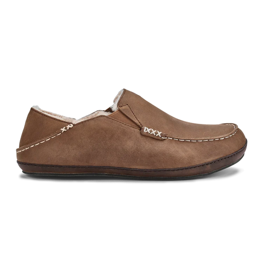 Olukai Men's Moloa Premium Leather Slippers