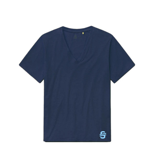 Tasc x Ski and Tennis Station Women's All Day V-Neck T-Shirt - Ski & Tennis Station