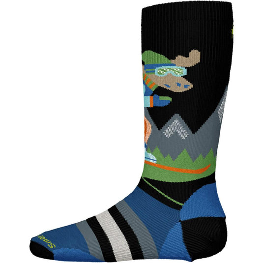 Smartwool Kid's Full Cushion "Mountain Moose" Wintersport Socks