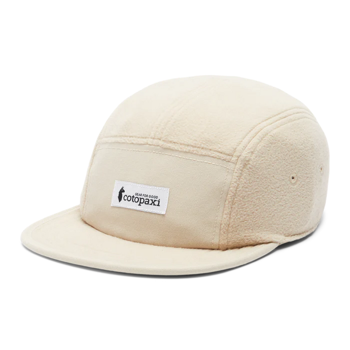 Beige cap with a logo on a white background
