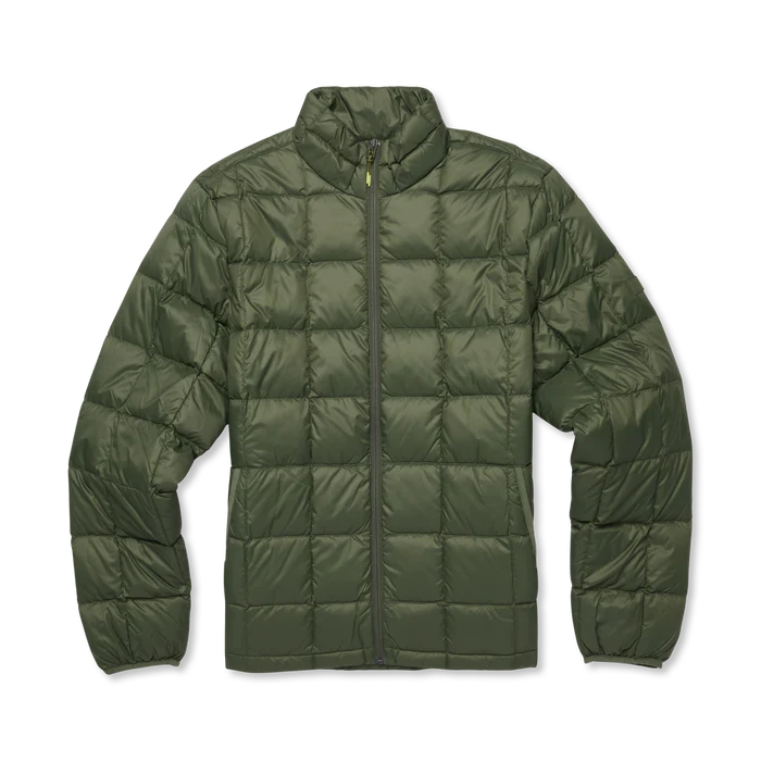 Load image into Gallery viewer, Green puffer jacket on a white background
