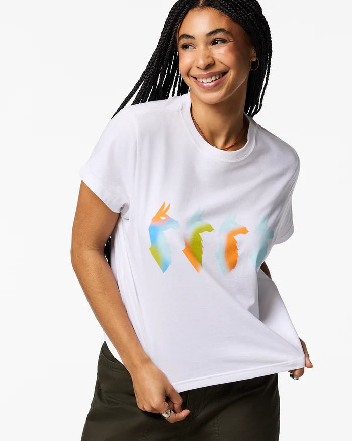 Load image into Gallery viewer, Cotopaxi Women's Cuatro Bitmap T-Shirt - Ski &amp; Tennis Station
