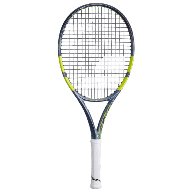 Load image into Gallery viewer, Tennis racket with a brand logo on a white background
