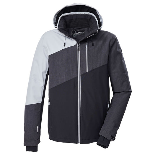 killtec grey and black insulated ski jacket
