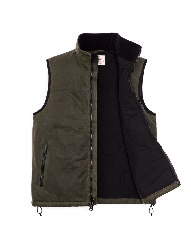 Load image into Gallery viewer, Filson Men's Tin Cloth Insulated Vest
