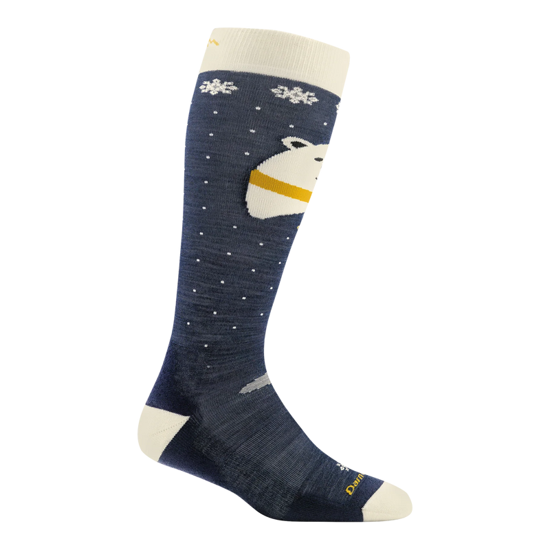 Load image into Gallery viewer, Darn Tough Kids Polar Bear Over-the-Calf Midweight Ski &amp; Snowboard Sock - Ski &amp; Tennis Station
