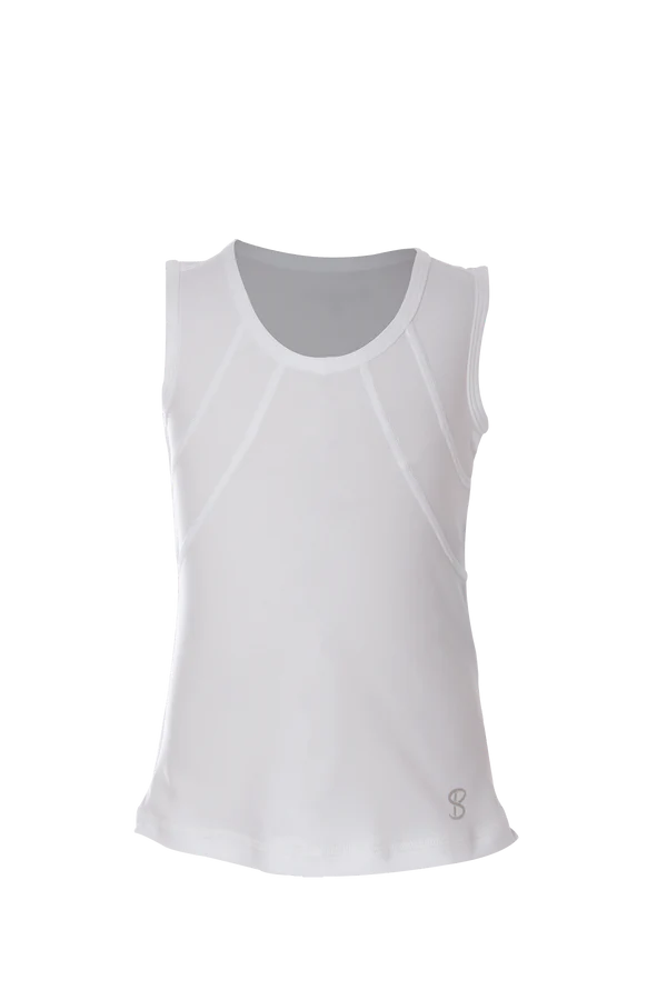 Load image into Gallery viewer, Sofibella Youth Girl&#39;s UV Colors Tennis Tank
