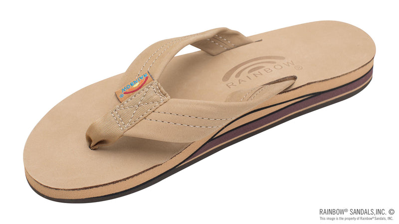 Load image into Gallery viewer, Rainbow Women&#39;s Double Layer Premier Leather 1&quot; Strap Sandal
