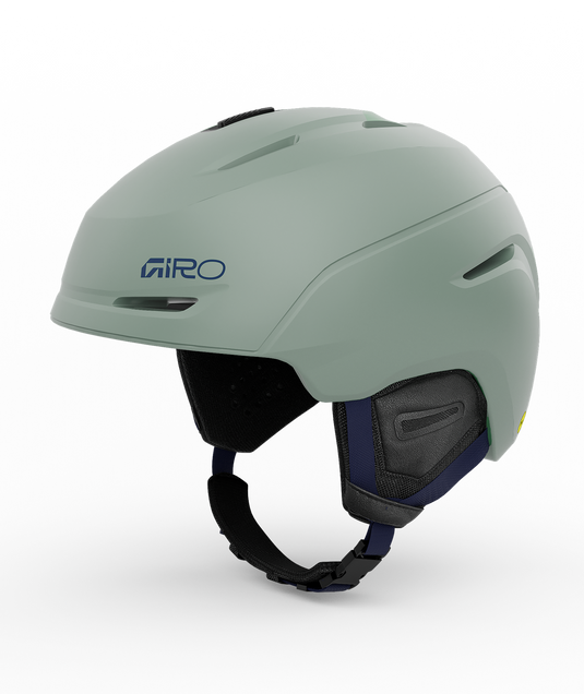 Green helmet with Giro logo on a white background