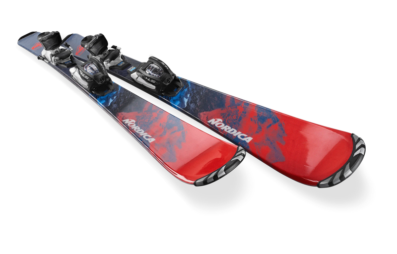 Load image into Gallery viewer, Nordica Kids Team AM FDT Ski + Binding Package 2024
