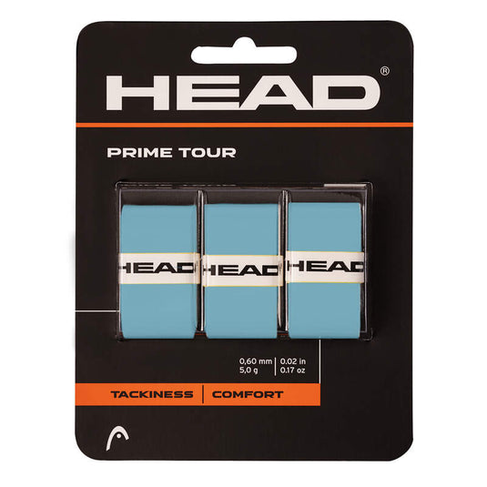 Head Prime Tour (3pk) Tennis Overgrip - Ski & Tennis Station