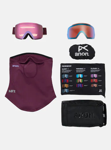 Load image into Gallery viewer, Anon M5S Goggles + Bonus Lens + MFI Face Mask
