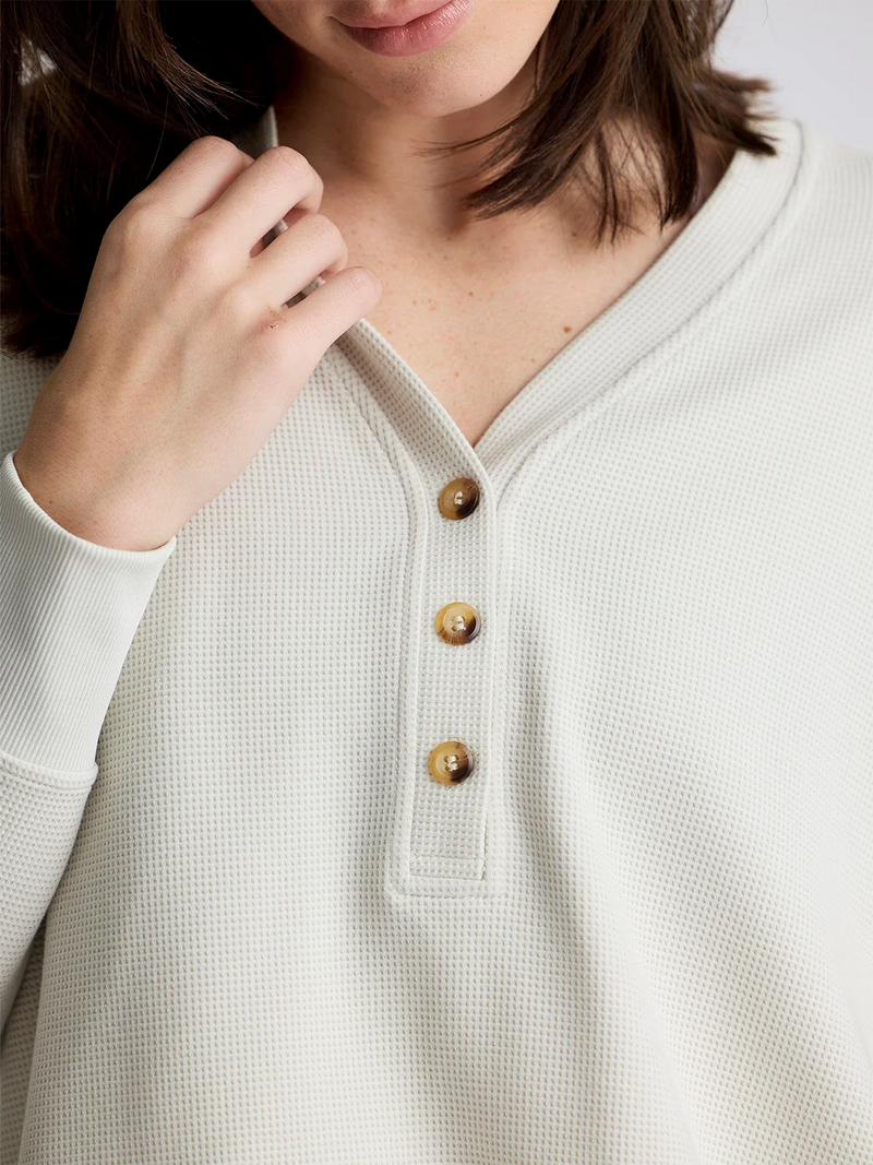 Load image into Gallery viewer, Free Fly Women&#39;s Waffle Long Sleeve Henley 2026
