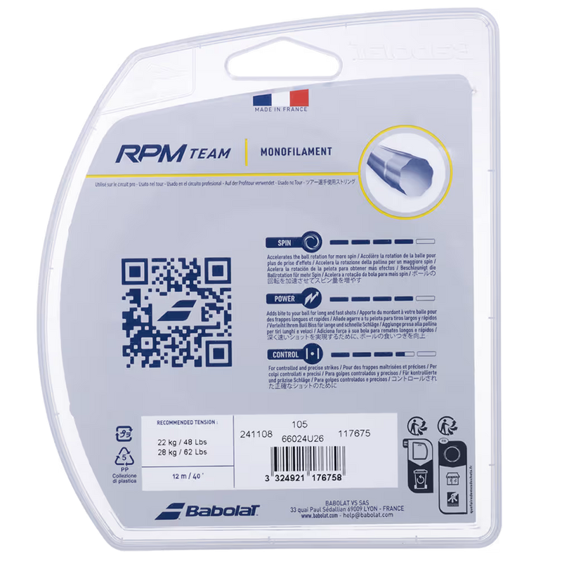 Load image into Gallery viewer, Babolat RPM Team Tennis String
