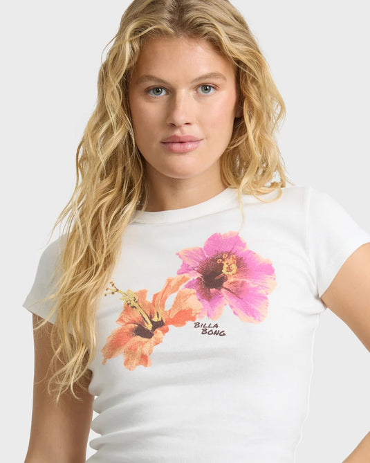 Billabong Women's Cool Girls Only Short Sleeve T-Shirt