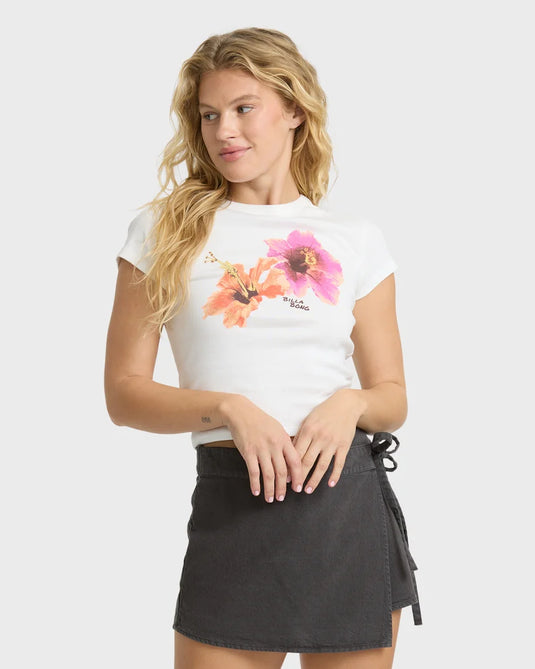 Billabong Women's Cool Girls Only Short Sleeve T-Shirt