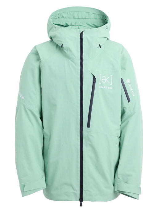 Light green jacket with a Burton logo on a white background