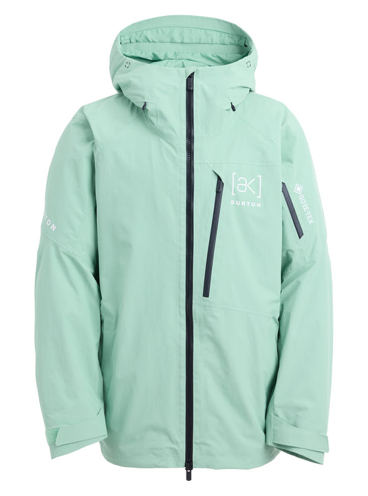 Light green jacket with a Burton logo on a white background