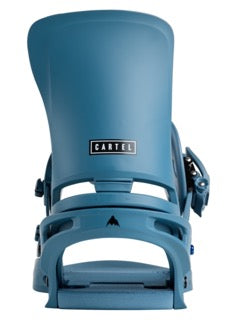 Load image into Gallery viewer, Blue snowboard binding on a white background
