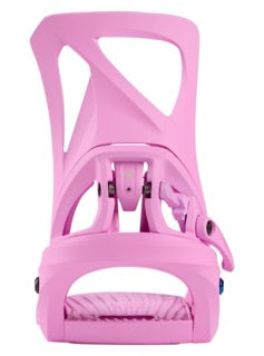 Load image into Gallery viewer, Pink snowboard binding on a white background

