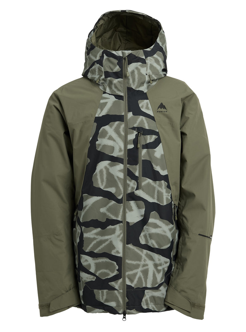 Load image into Gallery viewer, Green jacket with camouflage pattern on a white background
