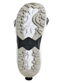 Load image into Gallery viewer, Bottom view of a boot showing tread pattern and sole design.
