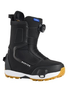 Load image into Gallery viewer, A blue Burton women&#39;s snowboard boot with BOA lacing and a Step On interface.
