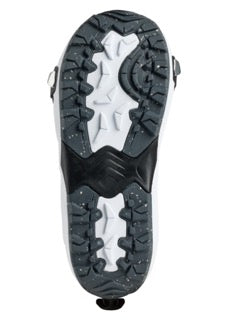 Load image into Gallery viewer, Close-up of a black and white shoe sole on a white background
