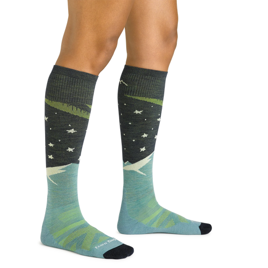 Darn Tough Women's Aurora Over-The-Calf Lightweight Snow Sock