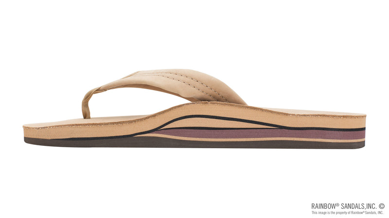 Load image into Gallery viewer, Rainbow Men&#39;s Double Layer Premier Leather Sandal
