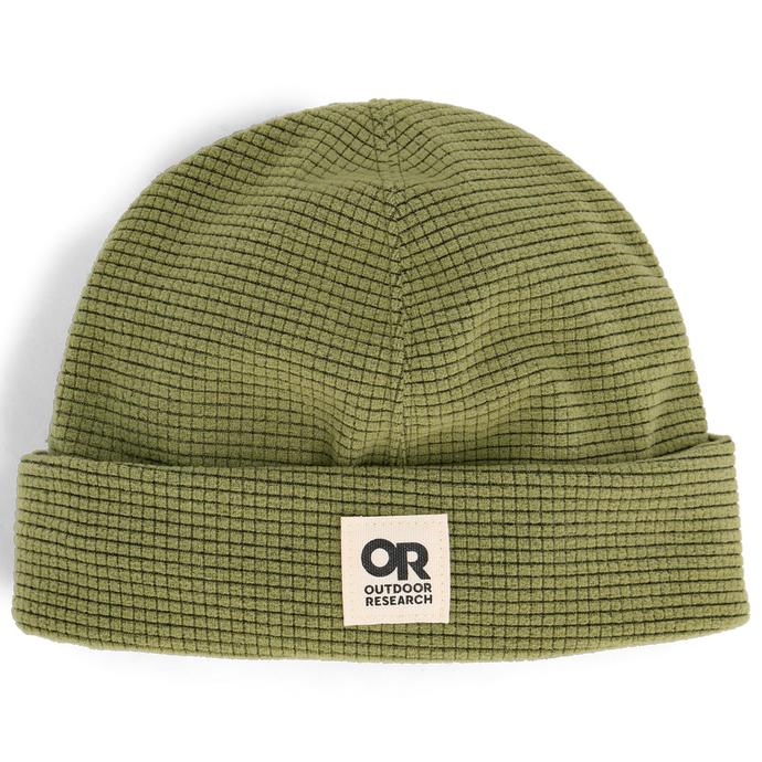 Textured Olive beanie from Outdoor Research