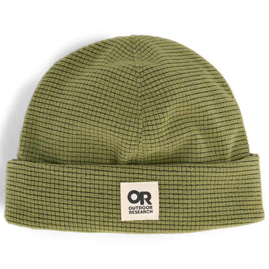 Textured Olive beanie from Outdoor Research