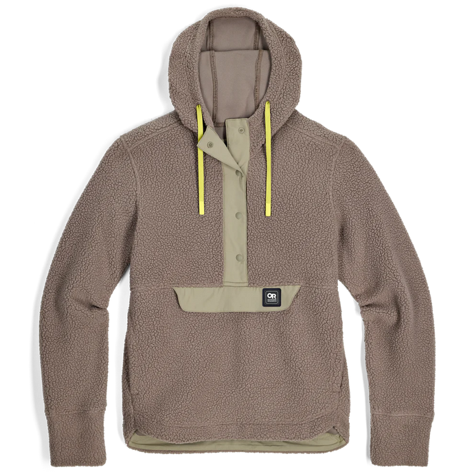 Tan Fleece pullover for ladies