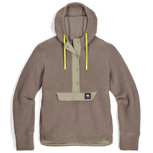 Tan Fleece pullover for ladies