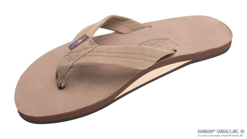 Load image into Gallery viewer, Rainbow Men's Single Layer Premier Leather 1' Strap Sandal
