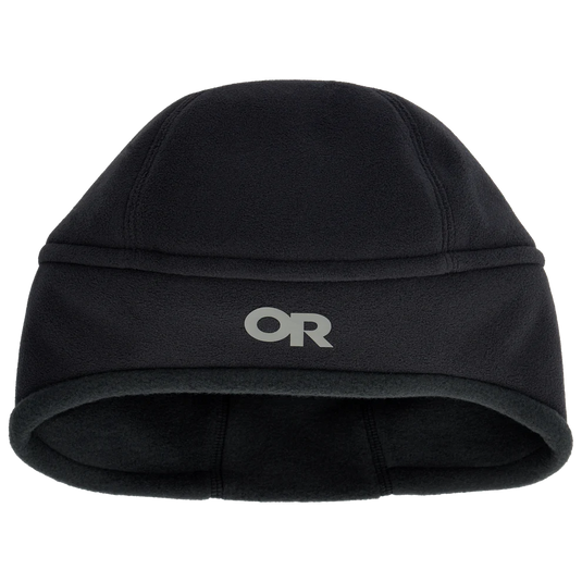 Black windblock beanie from Outdoor Research