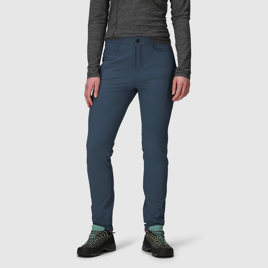blue fleece lined ladies pants