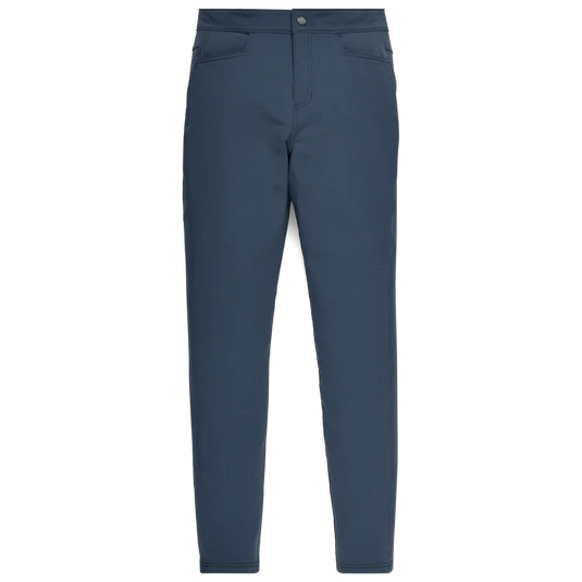 Blue pants on a white background