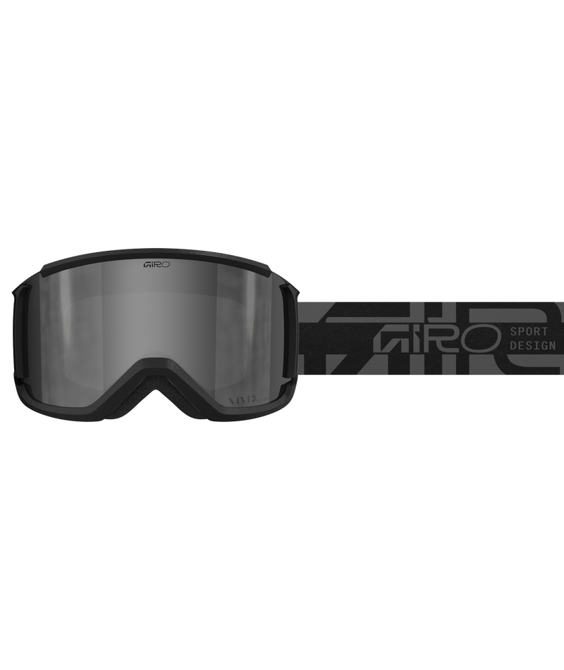 Load image into Gallery viewer, Black goggles with a Giro logo on a white background

