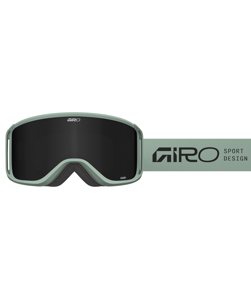 Load image into Gallery viewer, Green ski goggles with &#39;Giro&#39; branding on a white background
