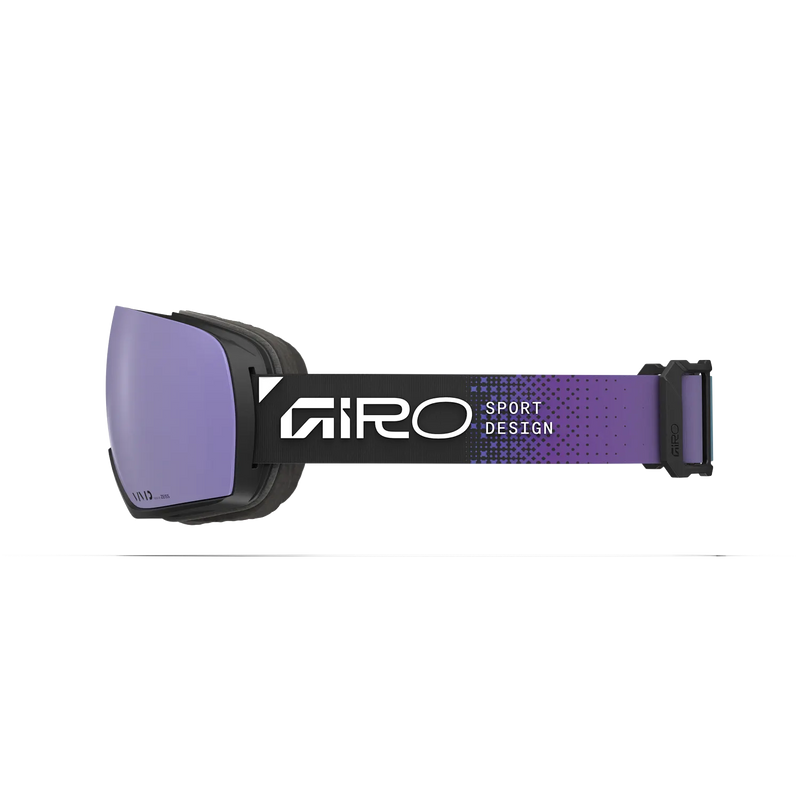 Load image into Gallery viewer, side view of Giro Article 2 deep purple haze goggles. Ski and Tennis Station.

